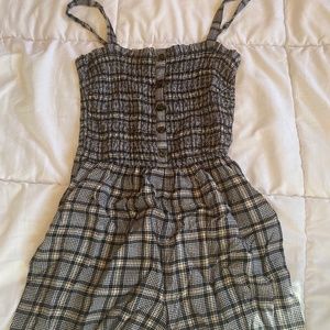 Checkered Romper